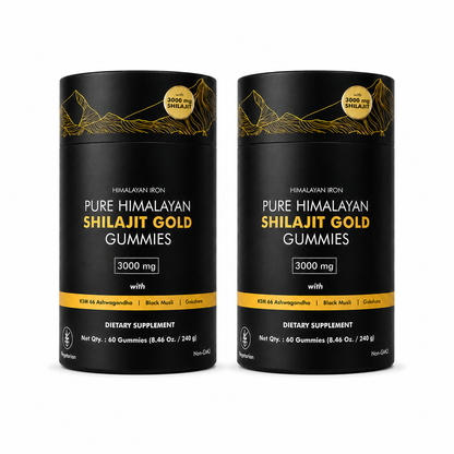 Pure Himalayan Shilajit Gold Gummies (60 Capsules)
