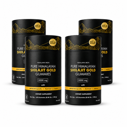 Pure Himalayan Shilajit Gold Gummies (60 Capsules)